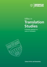 MRes in Translation Studies