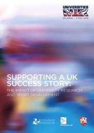 Supporting a uK SucceSS Story: The impacT of - Research Councils ...