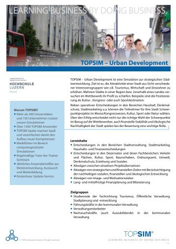 Urban Development (PDF, 0.23 MB) - Topsim