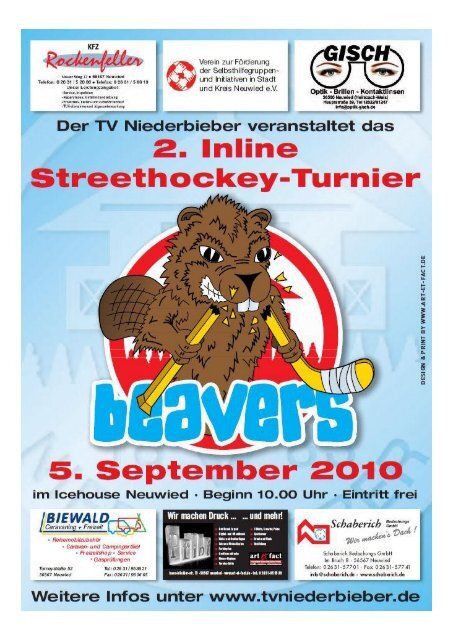 Einladung zum Inline-Hockey Turnier des - TV Niederbieber 1883 eV