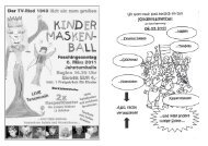 Turnerheim Ausgabe 2011 Nr. 1 - Turnverein Ried 1848