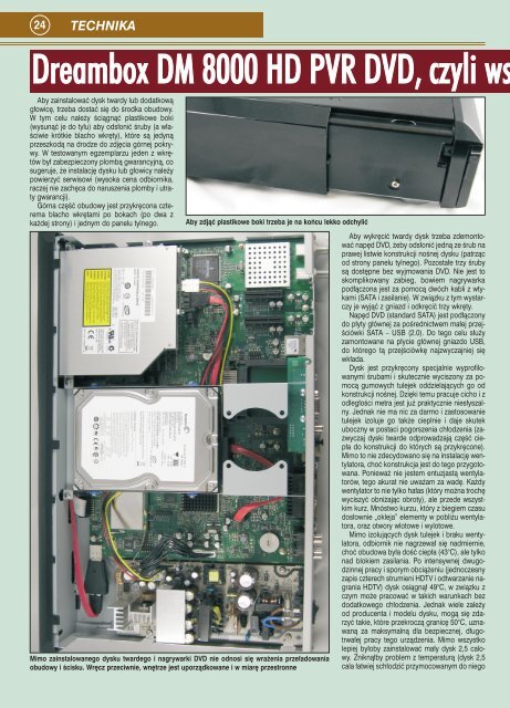 Dreambox DM 8000 HD PVR DVD - cz_2.pdf - tv sat magazyn