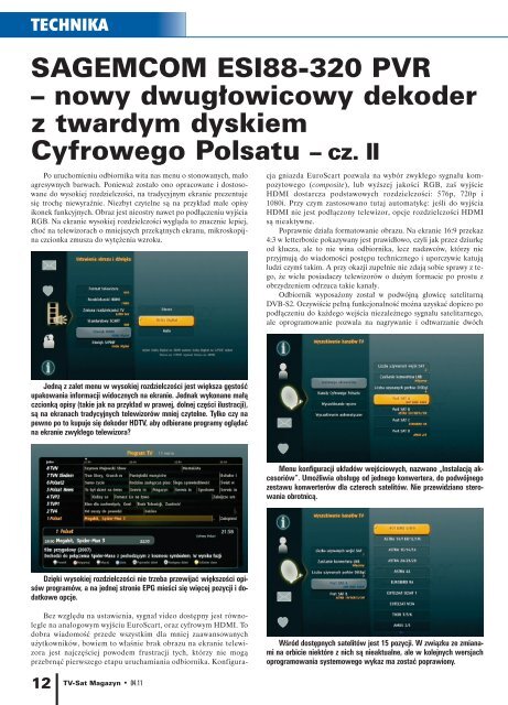 SAGEMCOM ESI88-320 PVR - cz_2.pdf - tv sat magazyn