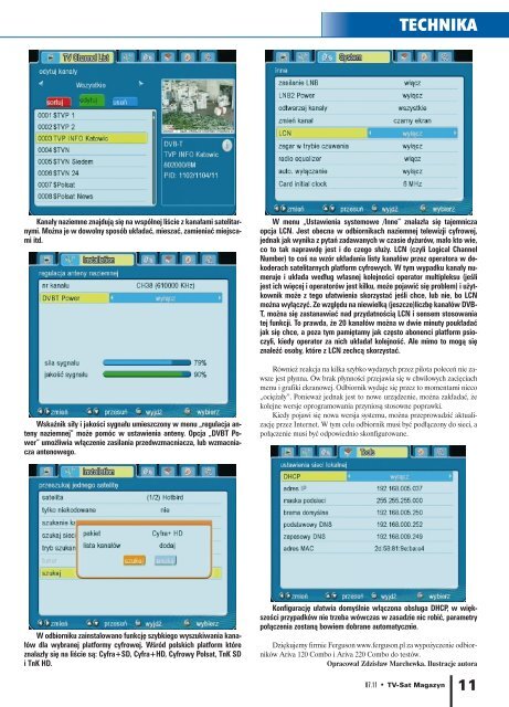 Ariva 120 Combo i Ariva 220 Combo - cz_2.pdf - tv sat magazyn