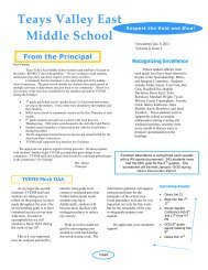 Teays Valley East Middle School - Teays Valley Local School District