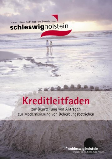 Kreditleitfaden - Tourismusverband Schleswig-Holstein