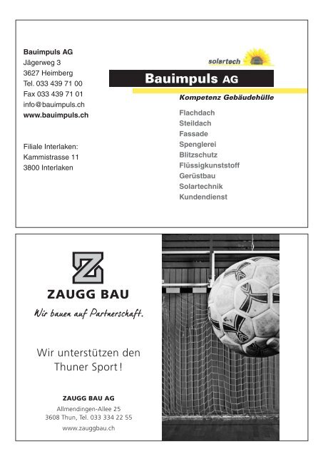 Aktuelle Ausgabe - September 2013 (11 MB) - TV Steffisburg Handball