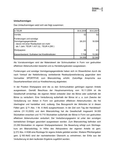 Jahresabschluss der Borussia Dortmund GmbH & Co. KGaA für ...