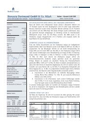 Research Report Bankhaus Lampe KG - BVB Aktie - Borussia ...