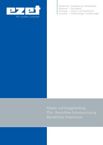 PSA - Persönliche Schutzausrüstung - Ernst Zimmermann GmbH