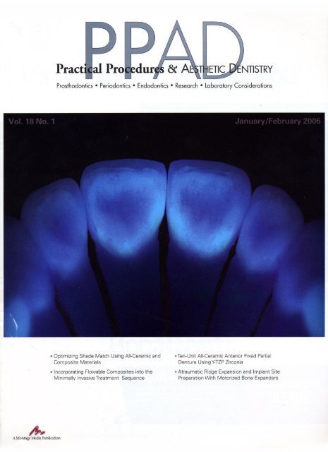 Practical Procedures& Aesthetic Denistry (PDF) - Dental Lab â High ...