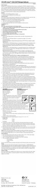 Attestâ¢ 1261/1261P Biological Indicator