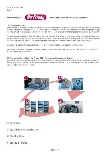 Reprocessing information - Hu-Friedy