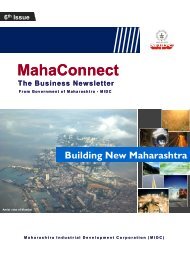 MahaConnect - Maharashtra Industrial Development Corporation