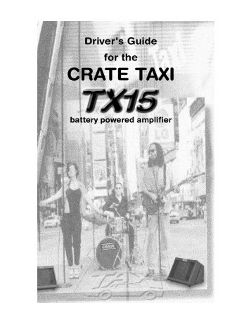 Crate Taxi TX15
