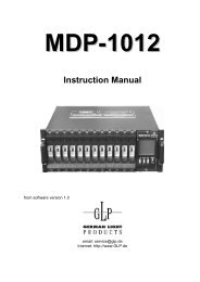 MDP-1012 Instruction Manual