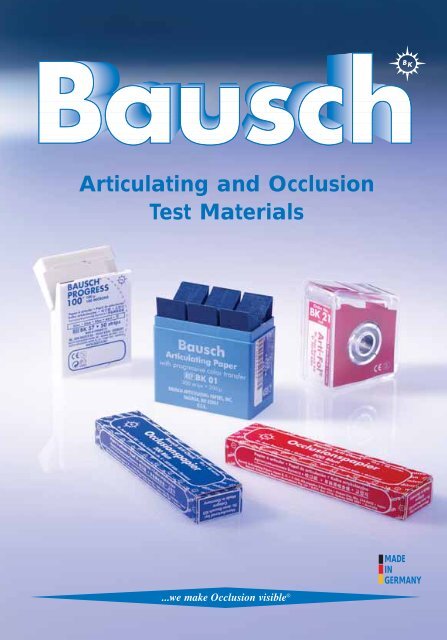 Bausch Arti-Check Occlusion 40µ Micro Thin Articulating Paper Strips 200  pieces