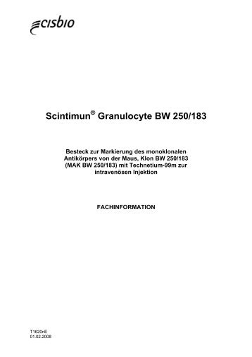 Scintimun Granulocyte BW 250/183 - medeo