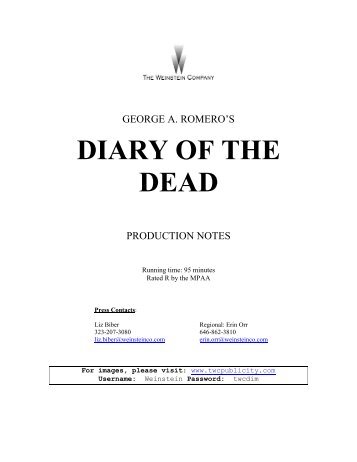 Production Notes - The Weinstein Company