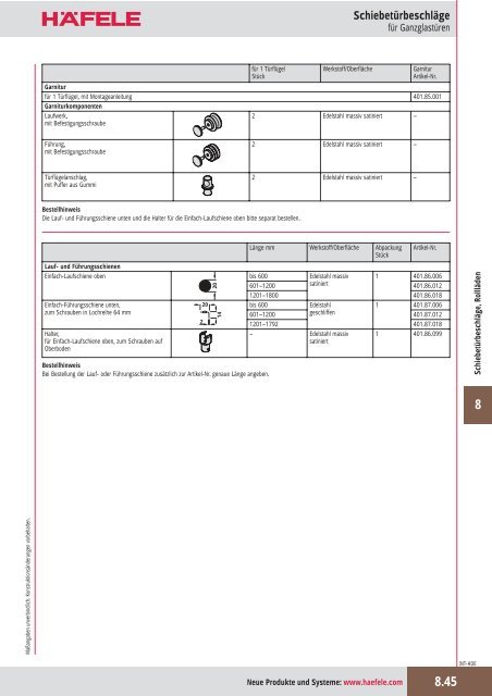 SchiebetÃ¼rbeschlÃ¤ge