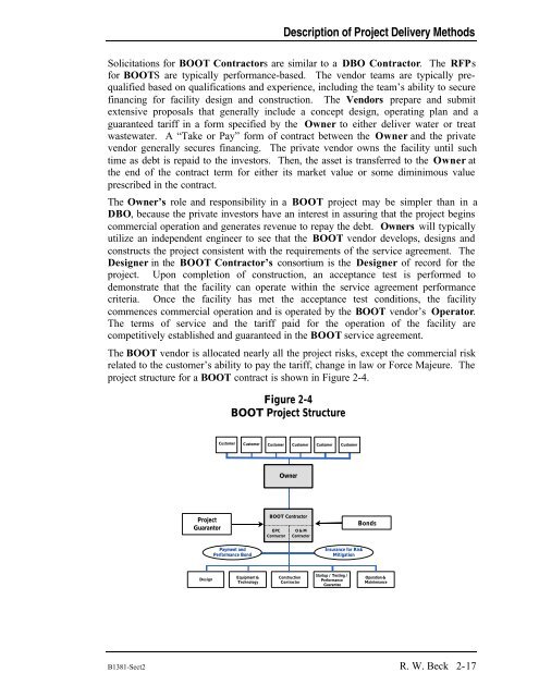 Alternative Project Delivery - Texas Water Development Board