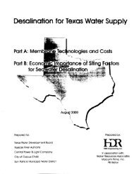 Desalination for Texas Water Supply Part A: Membrane ...