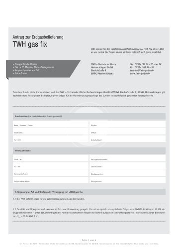 TWH gas fix - TWH-Technische Werke Herbrechtingen GmbH