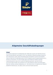 Allgemeine GeschÃ¤ftsbedingungen - Tchibo Online-Shop