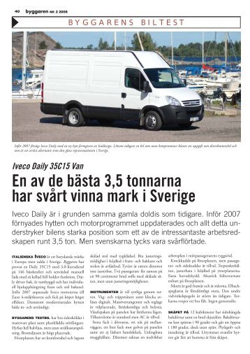 Iveco Daily - Byggaren
