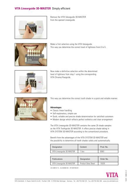 VITA Linearguide 3D-MASTER