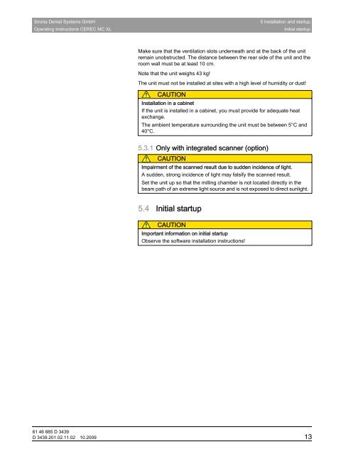 CEREC MC XL - MEDIPRO