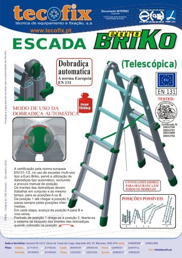 393 - Escada Eurobriko - Tecofix