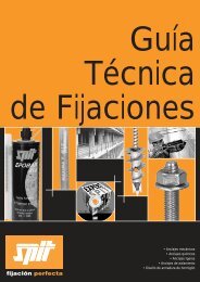 Anclajes de fijaciÃ³n quÃ­mica - tecofix