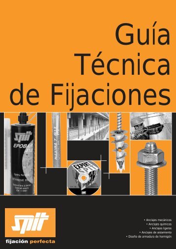 Anclajes de fijaciÃ³n quÃ­mica - tecofix