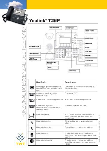 Yealink SIP T26P - TWT