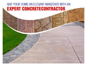 Give homes a makeover with an expert concrete contractor in St. Louis