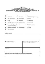 Fragebogen fÃ¼r Trinkwasseranlagen - Twvo.de