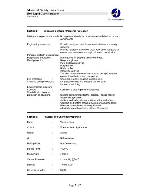 Material Safety Data Sheet - Carba-Tec