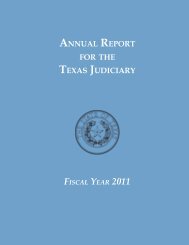 Annual Report for the Texas Judiciary - Texas Courts Online