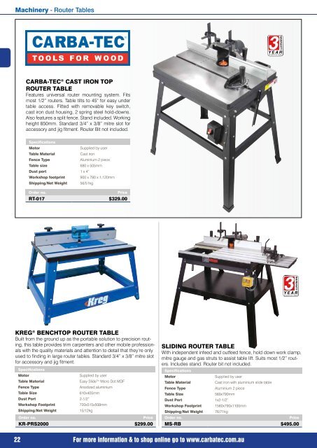 Download PDF Catalogue - Carba-Tec