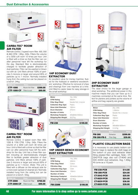 Download PDF Catalogue - Carba-Tec