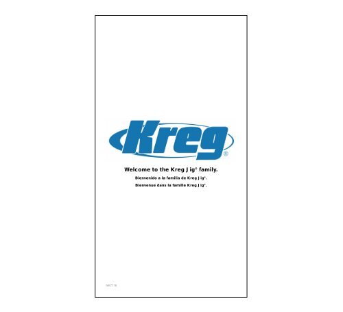 Kreg Jig R3 Manual 3.5x6.5.indd - Kreg Tool