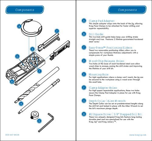 Kreg Jig R3 Manual 3.5x6.5.indd - Kreg Tool