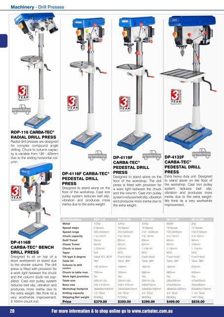 Download Catalogue (PDF - 38.2mb) - Carba-Tec