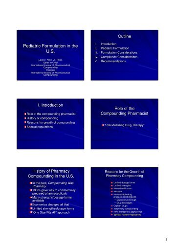 Pediatric Formulation in the U.S. - Fagron