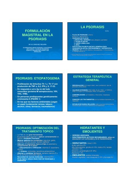 Para la tópico psoriasis gel