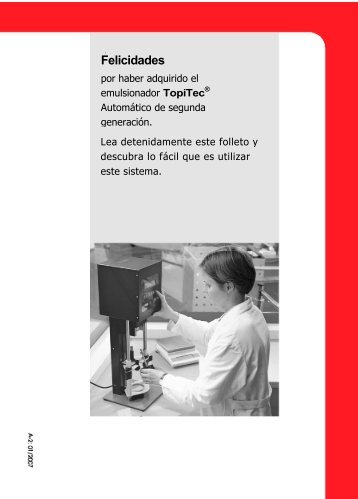 TOPITEC Instrucciones - Fagron