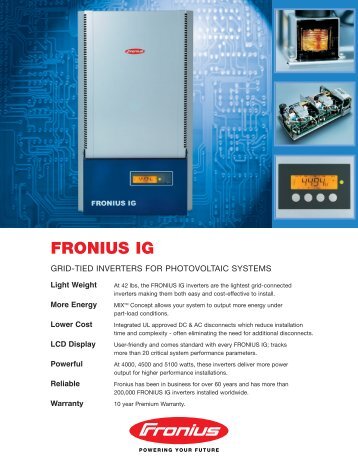 Fronius IG 4000-5100