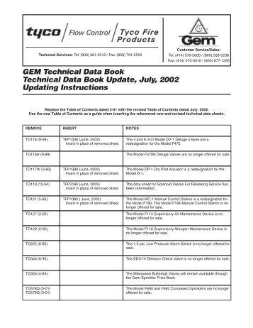 07-02.chp:Corel VENTURA - Tyco Fire Products