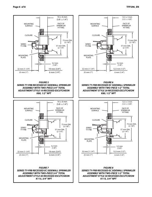 Series TY-FRB - Tyco Fire Products